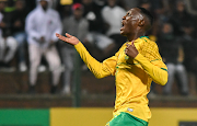 Thapelo Maseko of South Africa during the 2022 Cosafa Cup quarter final match against Mozambique at King Zwelithini Stadium on July 13.