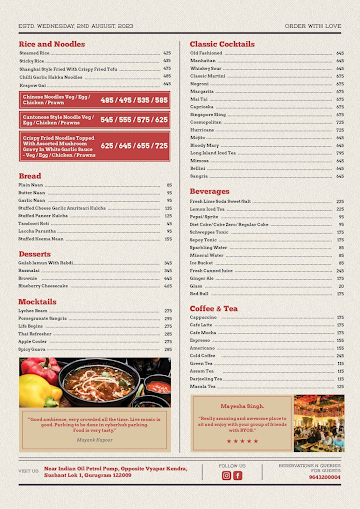 Sisli Cafe By Bootleggers menu 