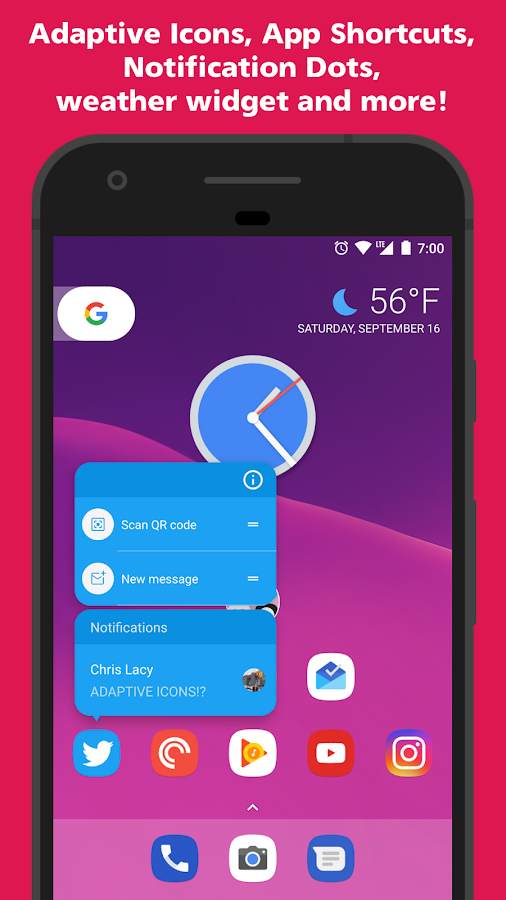    Action Launcher - Oreo + Pixel on your phone- screenshot  