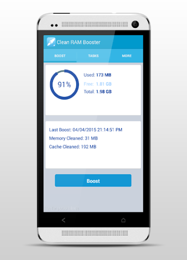 Phone Android Booster History