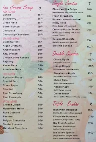 Ice Valley menu 1