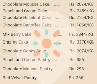 The Big Chill Cakery menu 1