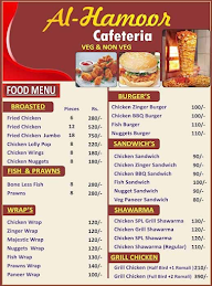 Al-Hamoor Cafeteria menu 2