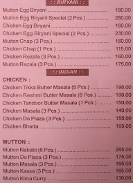 Aahar Restaurant menu 1