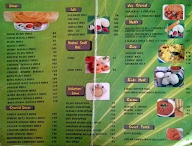 Madrasi Dosa menu 1