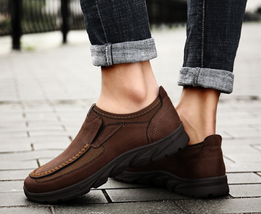 Title 5, Mens Casual Leather Shoes Comfortable and styl...