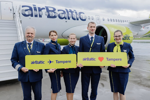 airBaltic starts flights from Tampere to Amsterdam