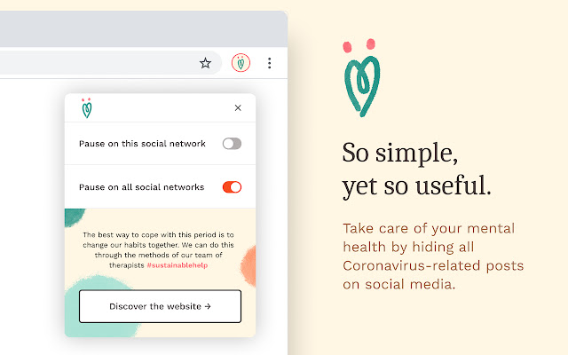 Covid-19 Blocker chrome extension