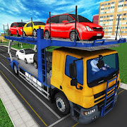 City Car Transporter Trailer Sim: Truck Games 1.2 Icon