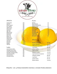 Shahi Dairy menu 2