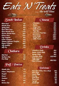 Eats And Treats menu 1