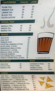 Tea Break menu 2