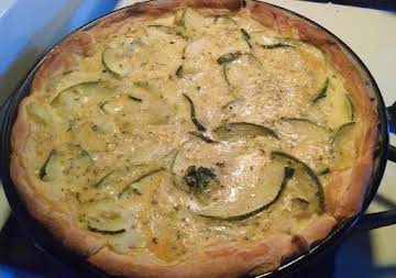 Italian Zucchini Cresent Pie