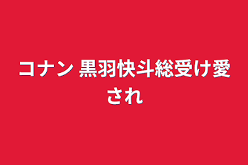 コナン 黒羽快斗総受け愛され