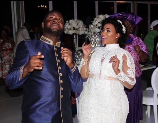 Reggie Nkabinde and his wife, Beauty Matela are goals.