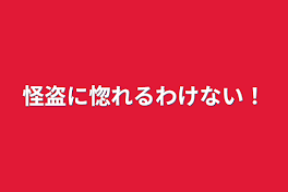 怪盗に惚れるわけない！