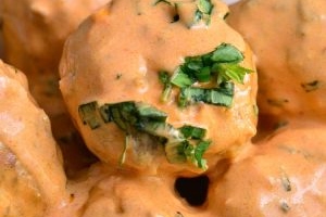 Creamy Tomato Basil Meatballs