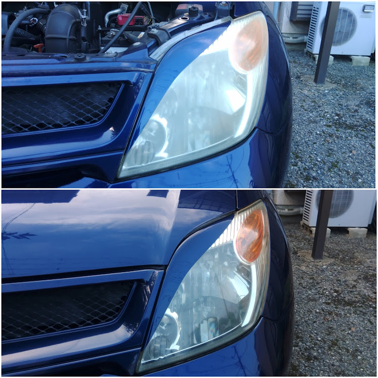 イストのゼロリバイブ・ヘッドライトの黄ばみ取りに関するカスタム事例の投稿画像3枚目