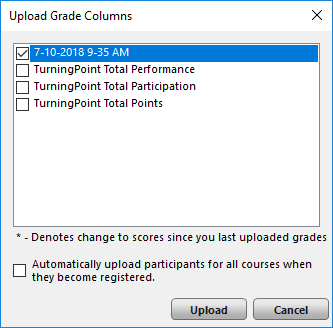 Upload Grade Columns