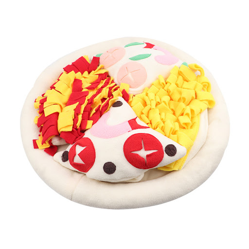 Title 1, Pet Dog Pizza Sniffing Mat Hidden Food Search P...
