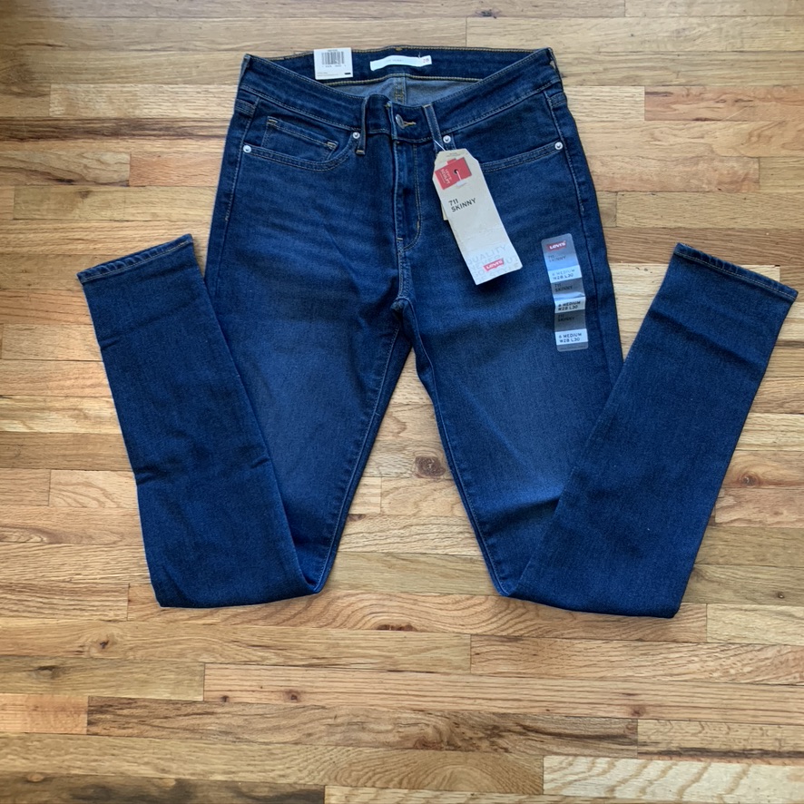 levi's 711 astro indigo