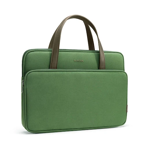 Túi xách Tomtoc Briefcase Premium For Macbook 13”/14”, Ultrabook 13″ Green (H21-C01T01)