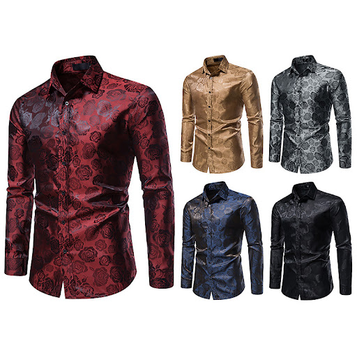 Title 7, New Mens Long-sleeved Fashion Button Shirt, of...