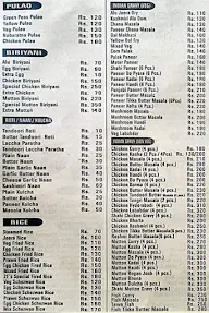 The Food Factory menu 2