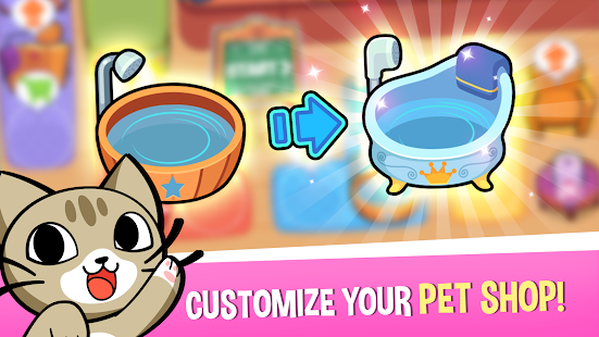 Meu Pet Shop Virtual - Cuide de Animais Fofos - Download do APK