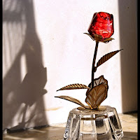 Red Glass Rose di 