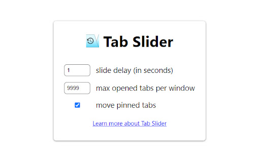 Tab Slider