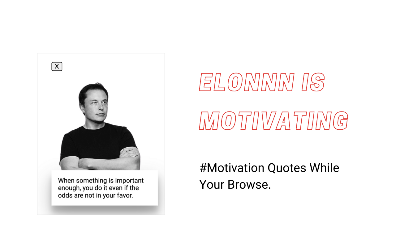 Motivation On Steroids - Elon Musk Edition Preview image 1