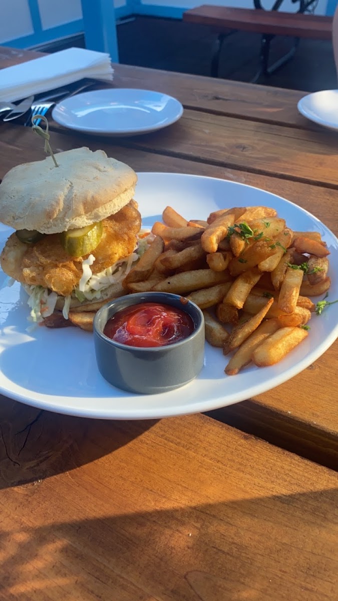 Halibut Burger