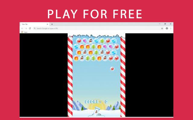 Christmas Bubbles Game for Chrome chrome extension