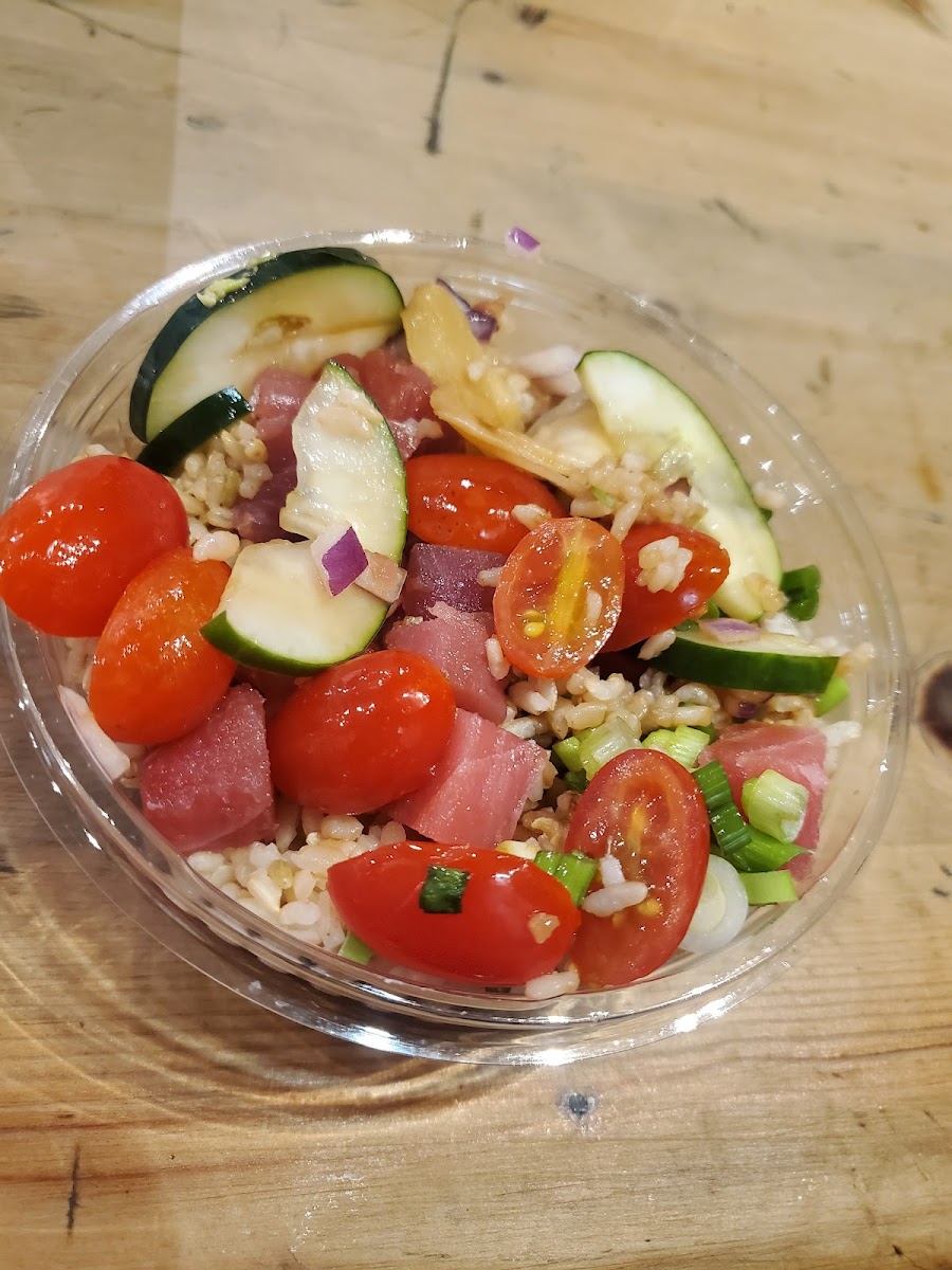 Gluten-Free at Poke Bowl