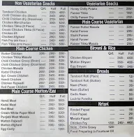 Dua's Tandoori Junction menu 1