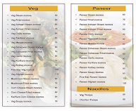 Momo Land menu 2