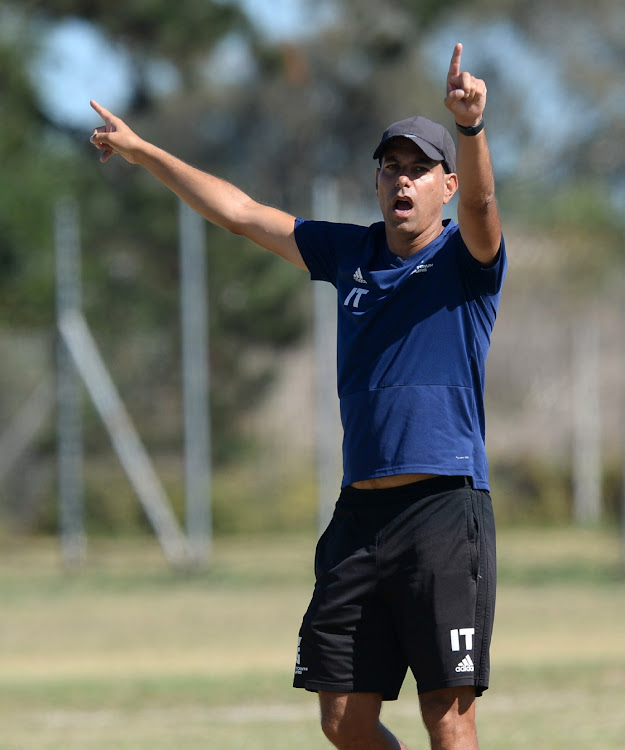 Ian Taylor, head coach of Cape Town Spurs during the Cape Town Spurs training session at Ikamva in Cape Town on 25 March 2021.