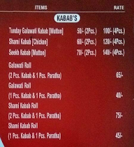 Grandson of Tunday Kababi menu 2