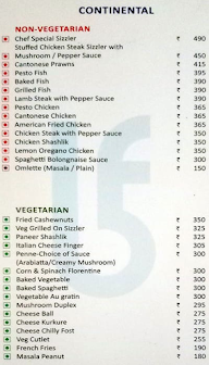 Blue Fox Restaurant menu 5