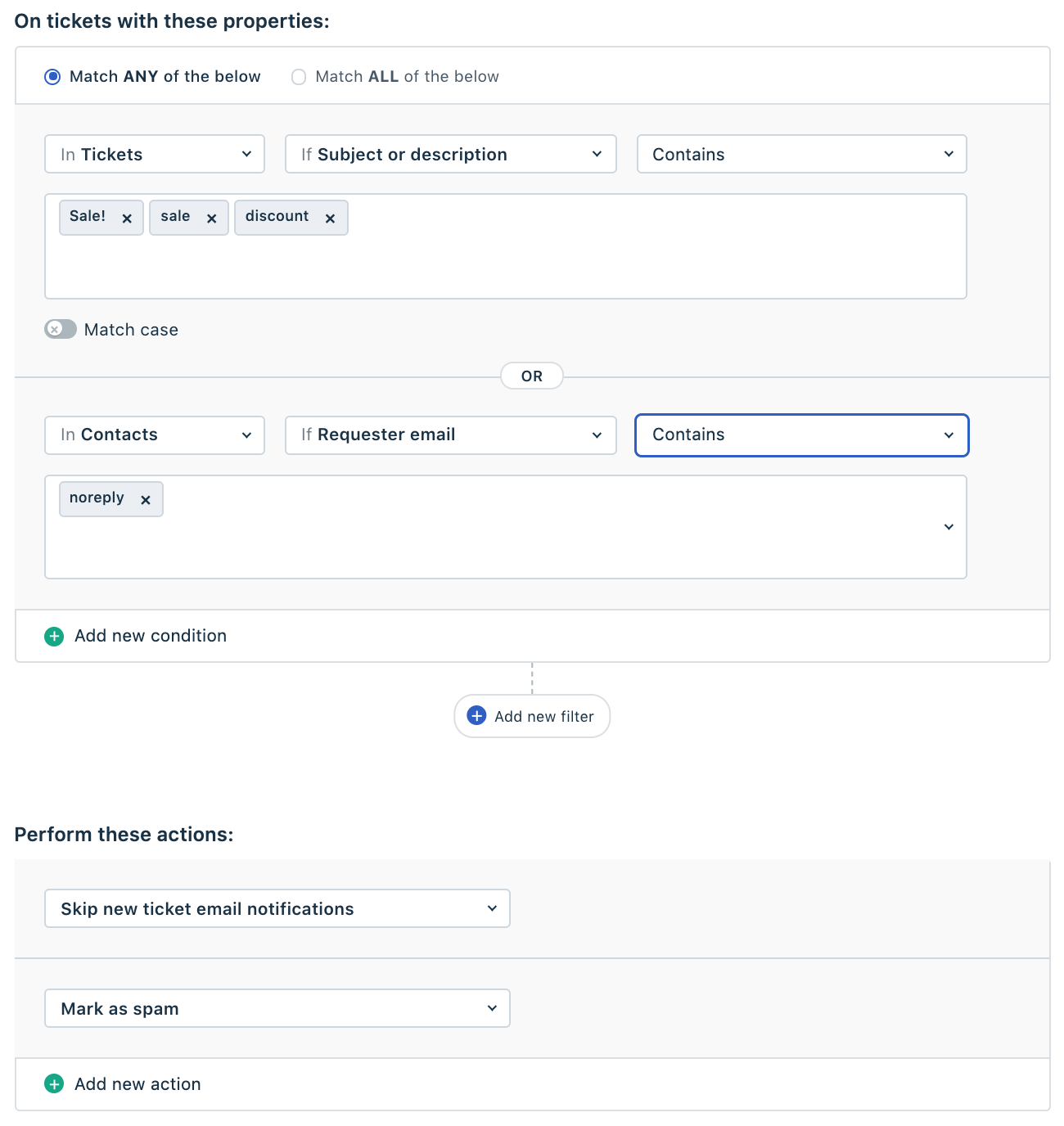 automation rules in freshdesk