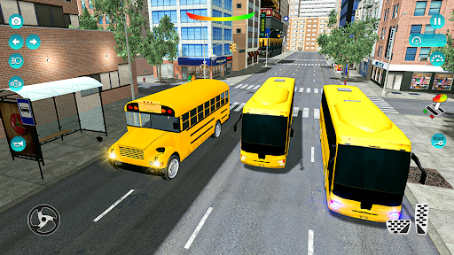 Screenshot Coach School bus driving game