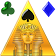 Piramidroid. Pyramid Solitaire. Card game icon