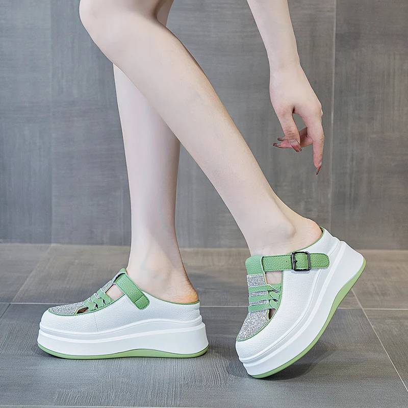 Title 7, Zapatillas gruesas de plataforma estilo coreano...