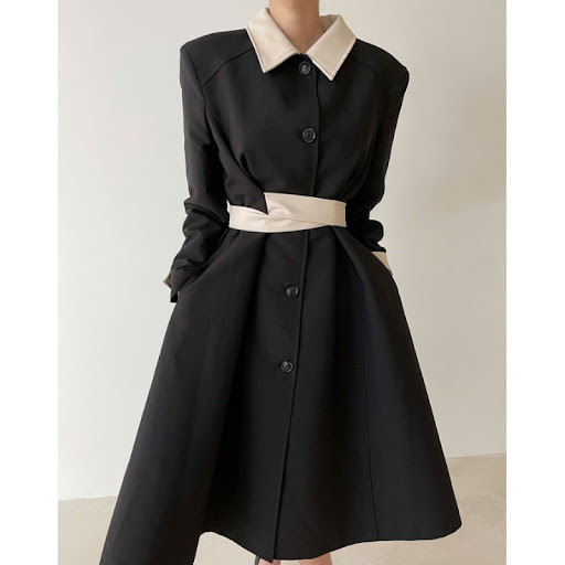 Title 2, Retro Patchwork Trench Coat and Overcoat. Timel...