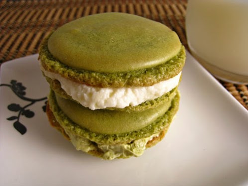 Green Tea Macarons