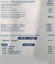 Preet's Food Point menu 3