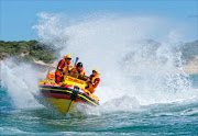 A woman who injured her kneecap was rescued from a nature reserve in Plettenberg Bay by a National Sea Rescue Institute crew on Saturday.