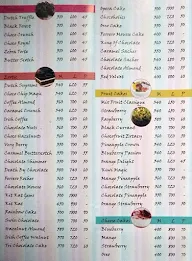 Death by Chocolate menu 1