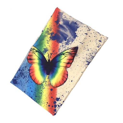 Title 4, Stretch Colored Butterfly Sports Wide Headband....